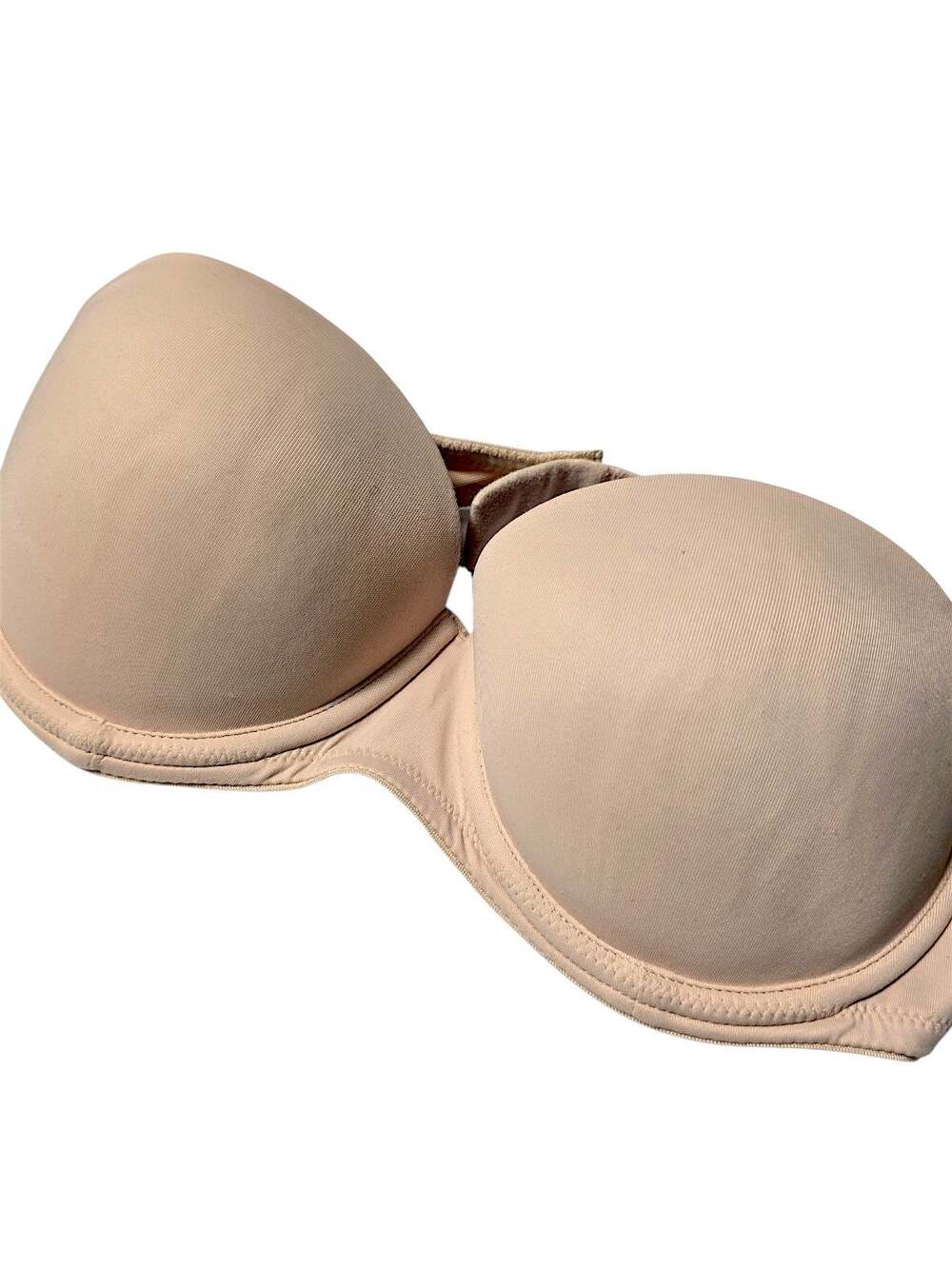 PINK Wear Everywhere Strapless Push Up Bra Nude 34B Victoria's Secret